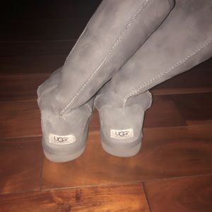 Gray UGG boots size 8